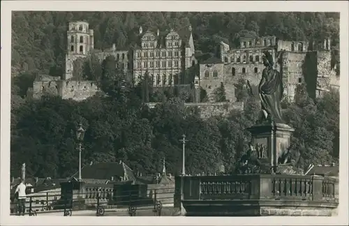 Ansichtskarte Heidelberg Heidelberger Schloss, Aufnahme von Rolf Kellner 1930