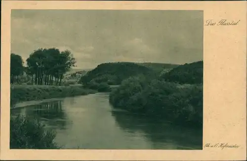 Ansichtskarte  Künstler Hofmeister "Das Flusstal" 1920