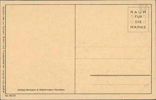 Ansichtskarte  Künstler Hofmeister "Das Flusstal" 1920