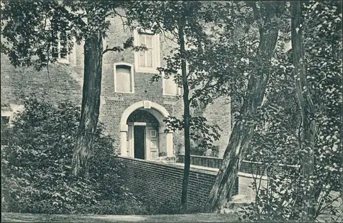 Ansichtskarte Bad Belzig Burg Eingang, Park Teilansicht 1910