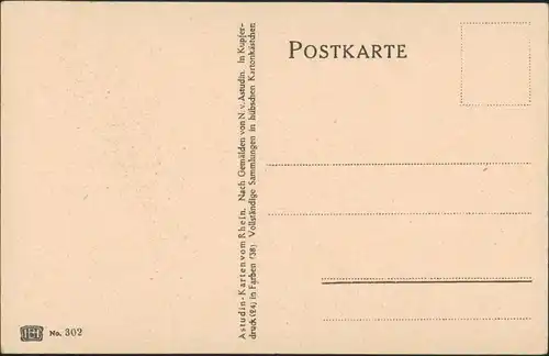 Ansichtskarte Bingen am Rhein Burg / Schloss Rheinstein am Rhein 1920