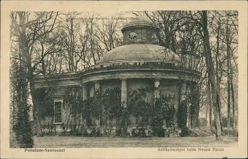 Ansichtskarte Potsdam Mausoleum, Antiktempel gel. 1922