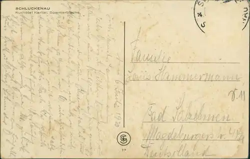 Postcard Schluckenau Šluknov Karltal-Kurhotel 1940