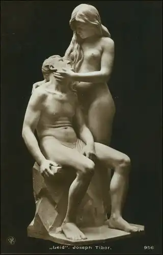 Ansichtskarte  Erotik, nackte Frau - Leid Joseph Tibor 1913