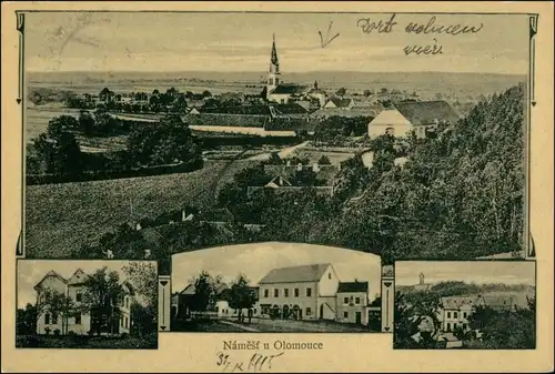 Postcard Olmütz Olomouc Namesti u Olomouce Mehrbild 1911