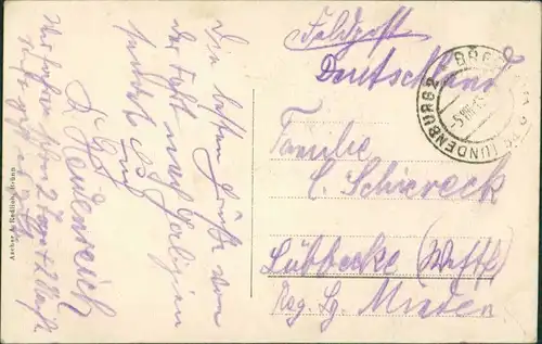 Postcard Brünn Brno Jesuitengasse 1915