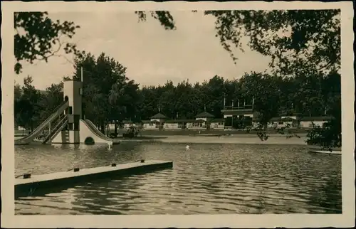Postcard Babilon Babylon Partie am Schwimbad 1930