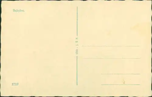 Postcard Babilon Babylon Partie am Schwimbad 1930