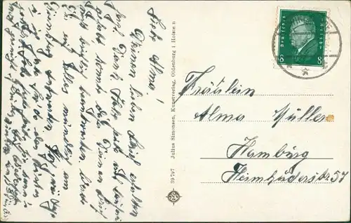 Postcard Swinemünde Świnoujście Strand, Promenade 1937