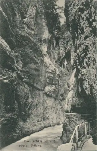 Garmisch-Partenkirchen Partnachklamm Wasserfall
 Waterfall 1910