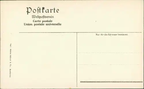 Ansichtskarte Heidelberg Friedrichsbau Schloss - Tür Portal 1. OG 1907