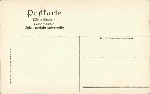 Ansichtskarte Heidelberg Schloss Friedrichsbau Saal 2. OG Portal 1906