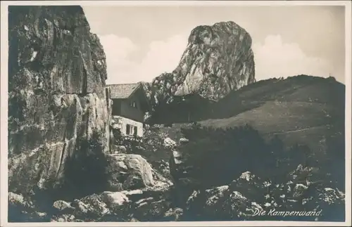 Ansichtskarte Chiemgau-Kampenwand Die Kampenwand, Berghütte 1925