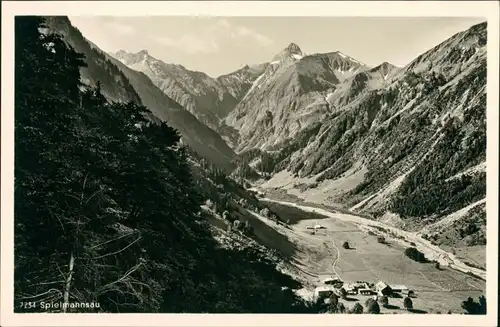 Spielmannsau-Oberstdorf (Allgäu) Allgäu, Spielmannsau 1094 Meter 1940