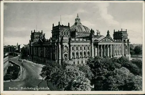 Berlin Reichstag, Reichstagsgebäude Parliament-Building, Parlement 1930