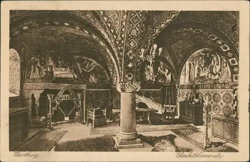 Eisenach Wartburg Elisabethkemenate, Kemenate, Castle Inside 1920