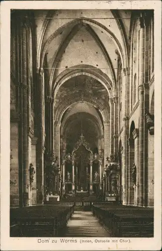 Ansichtskarte Worms Dom St. Peter - Innen 1926