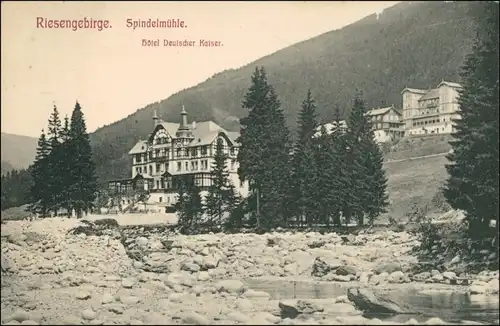 Spindlermühle Špindlerův Mlýn | Spindelmühle Hotel Deutscher Kaiser 1908