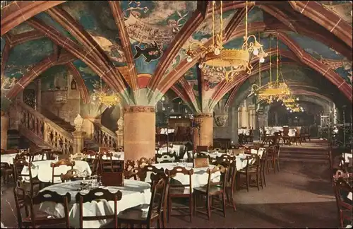Ansichtskarte München Ratskeller - Gewölbe 1931