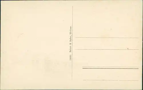 Ansichtskarte Radeberg Partie am Krankenhaus 1916