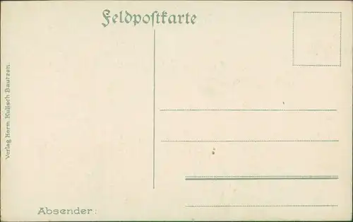 Ansichtskarte Bautzen Budyšin Aufenthaltsraum - Soldatenheim 1916