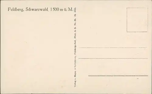 Feldberg (Schwarzwald) Feldberg (1500m) Schwarzwald, Wanderer bei der Rast 1930