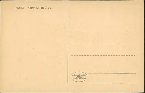 Sielbeck-Eutin Ukleisee, See Ansicht, umliegende Landschaft 1920