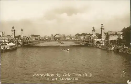CPA Paris Le Pon Alexandre III ArtDeco 1925