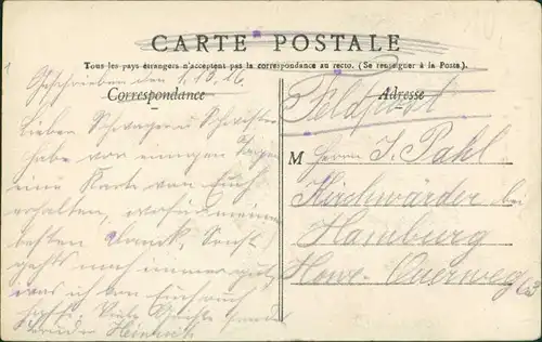 CPA Amiens Straßenpartie, Geschäfte - Uhr 1908