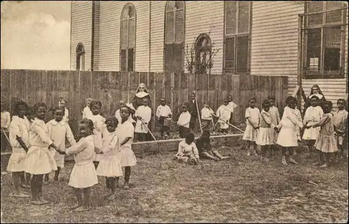 .USA United States of America Negermission Kindergarten Föbelschool USA 1924