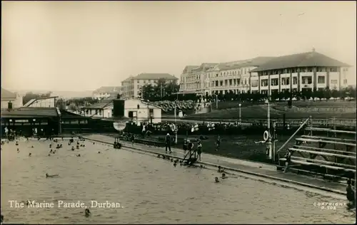 Postcard Durban The Marine Parade 1925