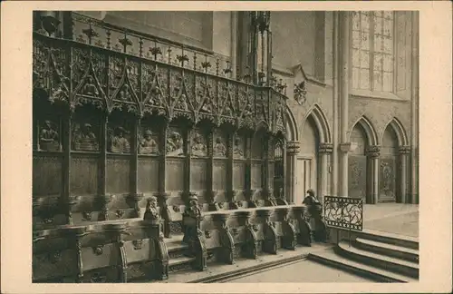 Ulm a. d. Donau Ulmer Münster, Nordöstlicher Teil Chorgestühl 1925