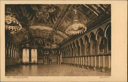Ansichtskarte Frankfurt am Main Kaisersaal im Römer 1921