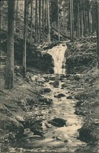 Friedrichroda Wasserfall im kühlen Thal Tal, Waterfall River Falls 1910