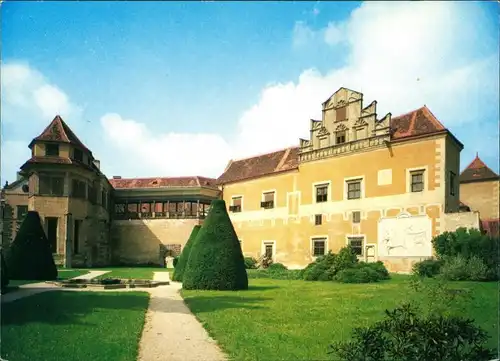 Postcard Teltsch Telč Schloss Zámek 1980