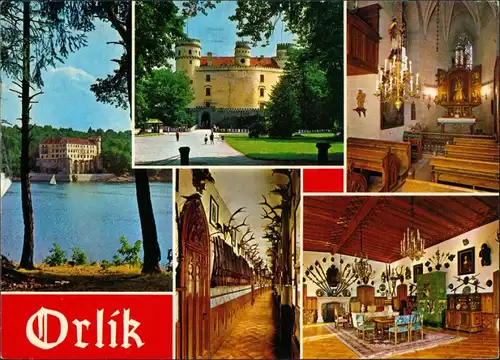 Altsattel Orlík nad Vltavou|Staré Sedlo Zámek aple, Sbírka loveckých pušek, Rytířský sál 1981