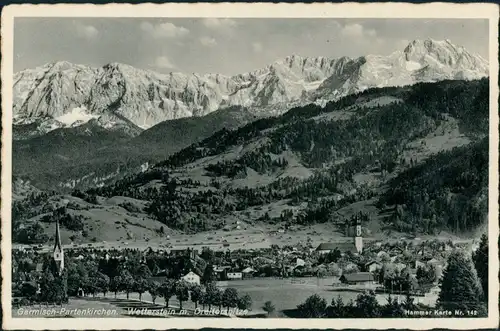 Garmisch-Partenkirchen Wettersteingebirge, Wetterstein, Dreitorspitze 1930