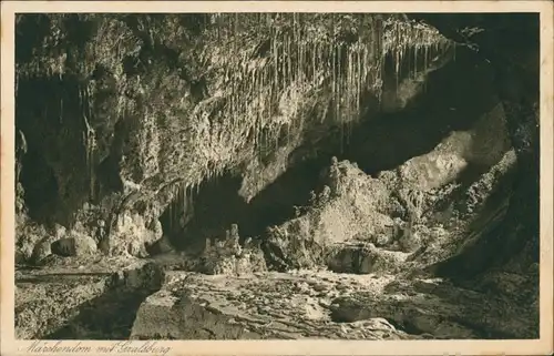 Saalfeld (Saale) Feengrotten, Grotte, Diadochithöhlen, Höhle 1930