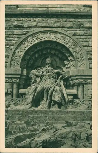 Kelbra (Kyffhäuser) Kaiser-Friedrich-Wilhelm/Barbarossa-Denkmal 1925