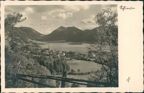 Schliersee Schliersee aus der Vogelschau-Perspektive, Totale 1934