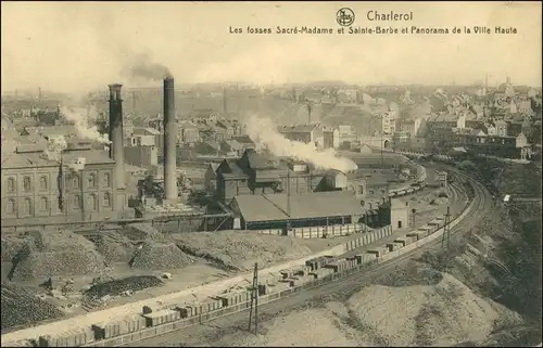 Charleroi Charleroi / wallonisch: Tchålerwè Fabriken Sacre Dame 1915