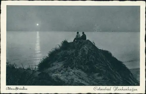 Postcard Henkenhagen Ustronie Morskie Abendstimmung - Düne 1928