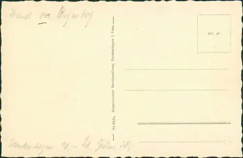 Postcard Henkenhagen Ustronie Morskie Uferpartie 1934