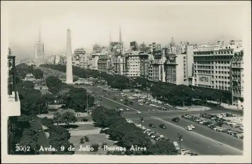 Foto Buenos Aires Avda 9. de Julio 1933 Privatfoto