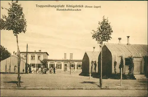 Königsbrück Kinspork Truppenübungsplatz, Neues Lager, Mannschaftsbaracken 1910