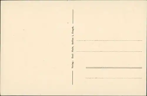 Heidelberg (Erzgebirge)-Seiffen  Panorama-Ansicht, vereinzelt Wohnhäuser 1910