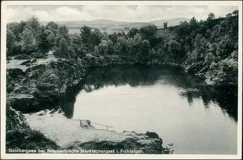 Ansichtskarte Marktschorgast Partie am Goldbergsee 1935