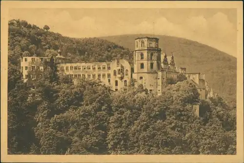 Ansichtskarte Heidelberg Heidelberger Schloss, Schloss Blick, Castle view 1920