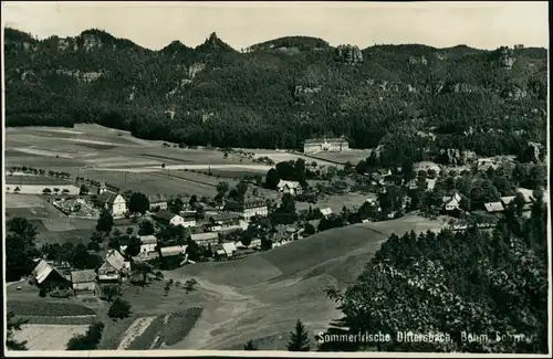 Dittersbach (Böhm. Schweiz) Jetřichovice Stadtpartie 1930 Privatfoto