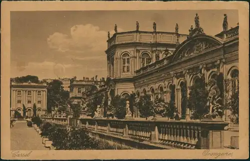 Kassel Cassel Orangerie, Bauwerk, Gebäude-Ansicht, AK ungelaufen 1920